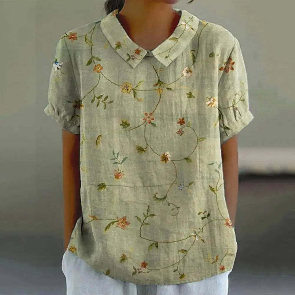 Amelia - Elegantes Top Mit blumendruck