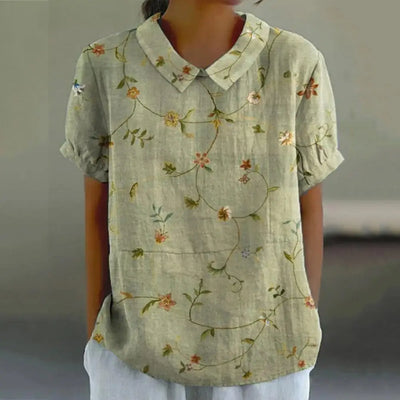 Amelia - Elegantes Top Mit blumendruck
