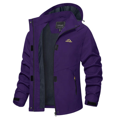 Kiki - Lange wasserdichte Wanderjacke - Abnehmbare kapuze