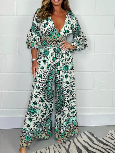 Noira - Bequemer Jumpsuit  Weit Luftig