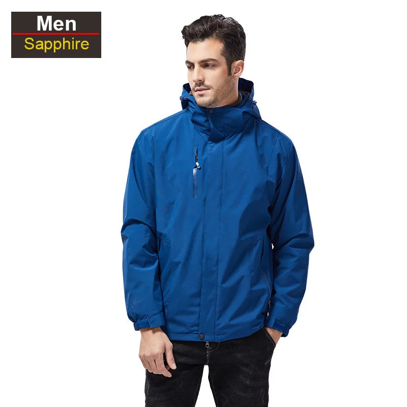 Helena - Lange 3 in 1 wasserdichte Wanderjacke - Unisex
