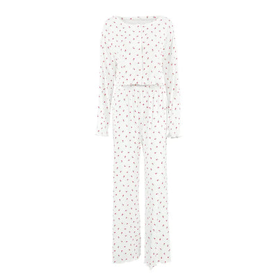 Georgia - Blumen Pyjama für Frauen
