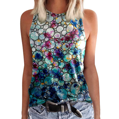 Joya - Bunte Leinen Top