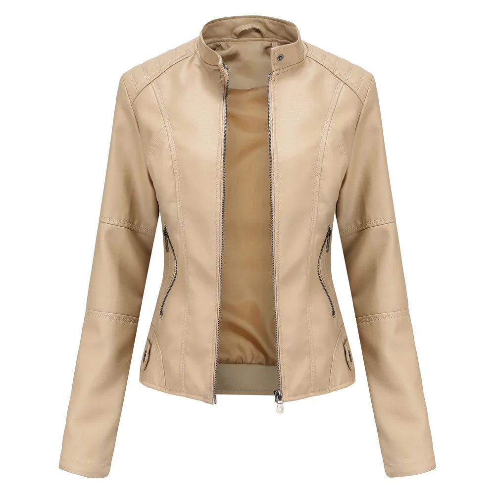 Gianinna - Elegante Bikerjacke aus Leder