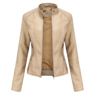 Gianinna - Elegante Bikerjacke aus Leder
