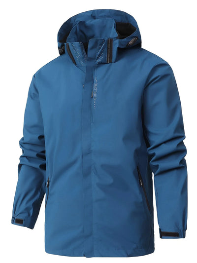 George - Lange wasserdichte Wanderjacke Windbreaker