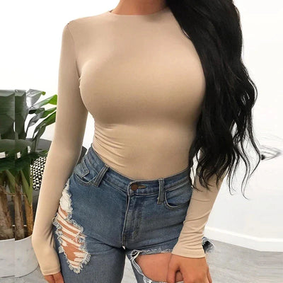 Valerie | Sexy Bodycon-Bodysuit mit langen Ärmeln – Stilvoll & Schlank