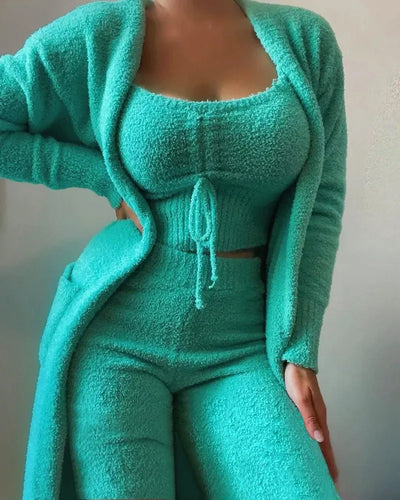 Nina - Pyjama aus Wolle für Frauen