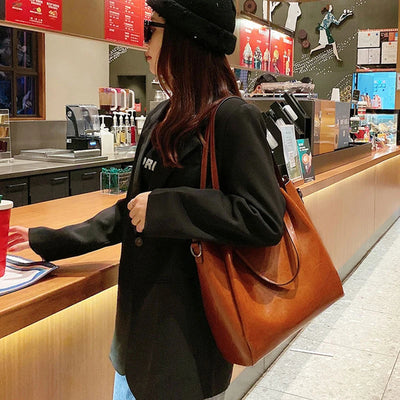 Florine - Veganes-Leder schultertasche