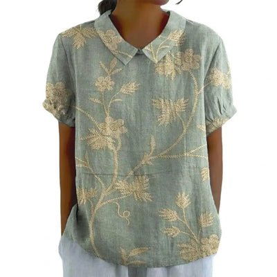 Amelia - Elegantes Top Mit blumendruck