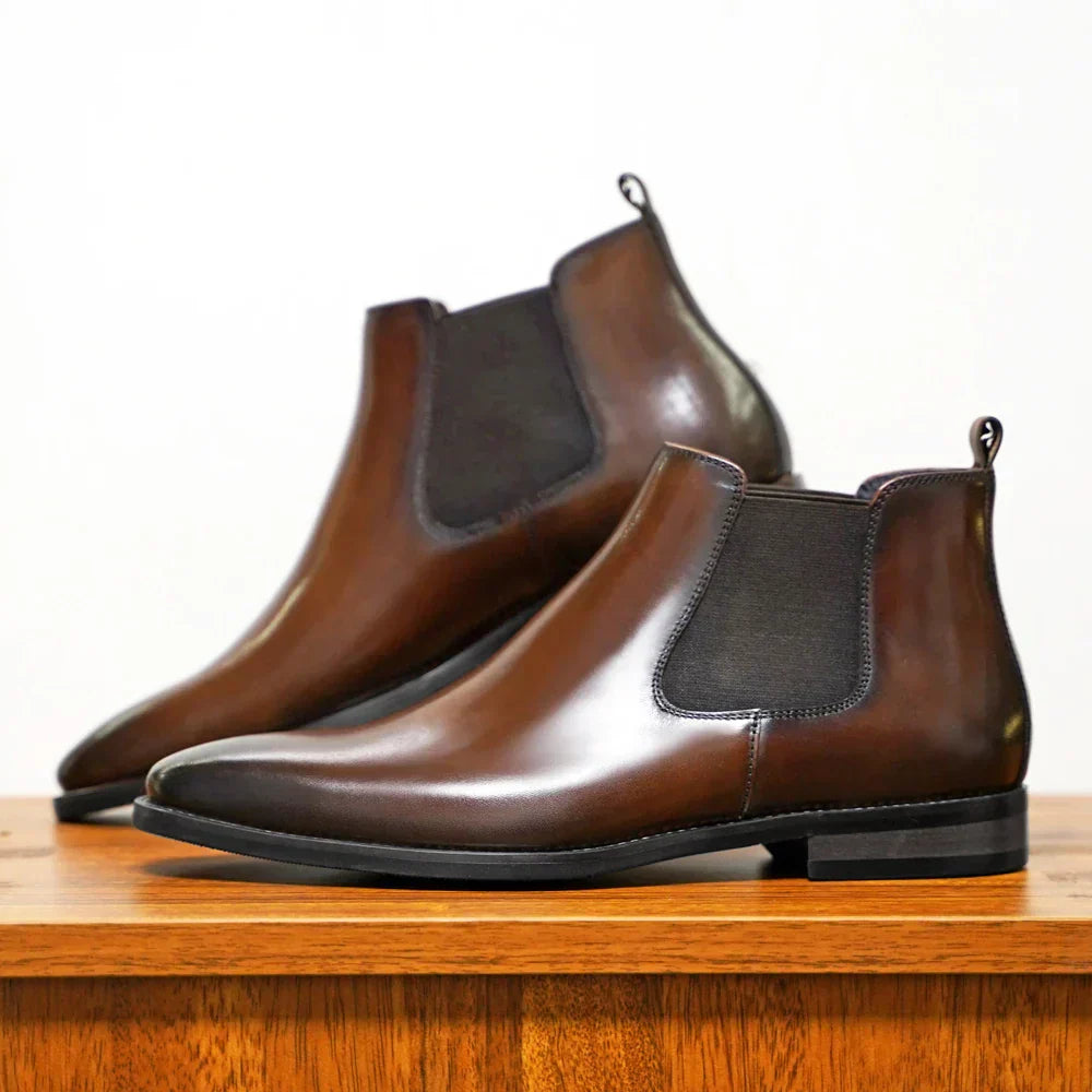 Bruno | Chelsea-Stiefel aus echtem Leder