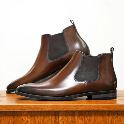 Bruno | Chelsea-Stiefel aus echtem Leder