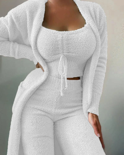 Nina - Pyjama aus Wolle für Frauen