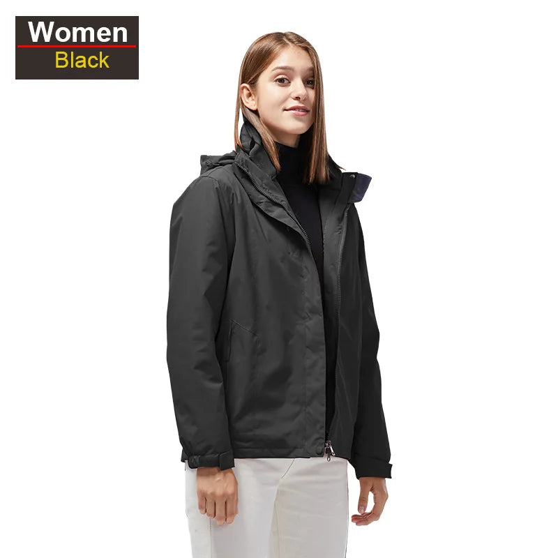 Helena - Lange 3 in 1 wasserdichte Wanderjacke - Unisex