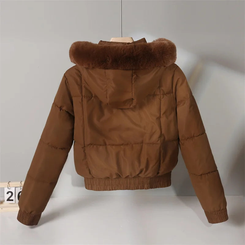Benedict - Warme Pelz-Pufferjacke - Winddicht