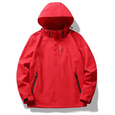George - Lange wasserdichte Wanderjacke Windbreaker