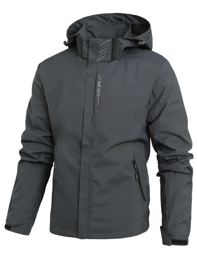 George - Lange wasserdichte Wanderjacke Windbreaker