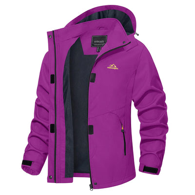 Kiki - Lange wasserdichte Wanderjacke - Abnehmbare kapuze