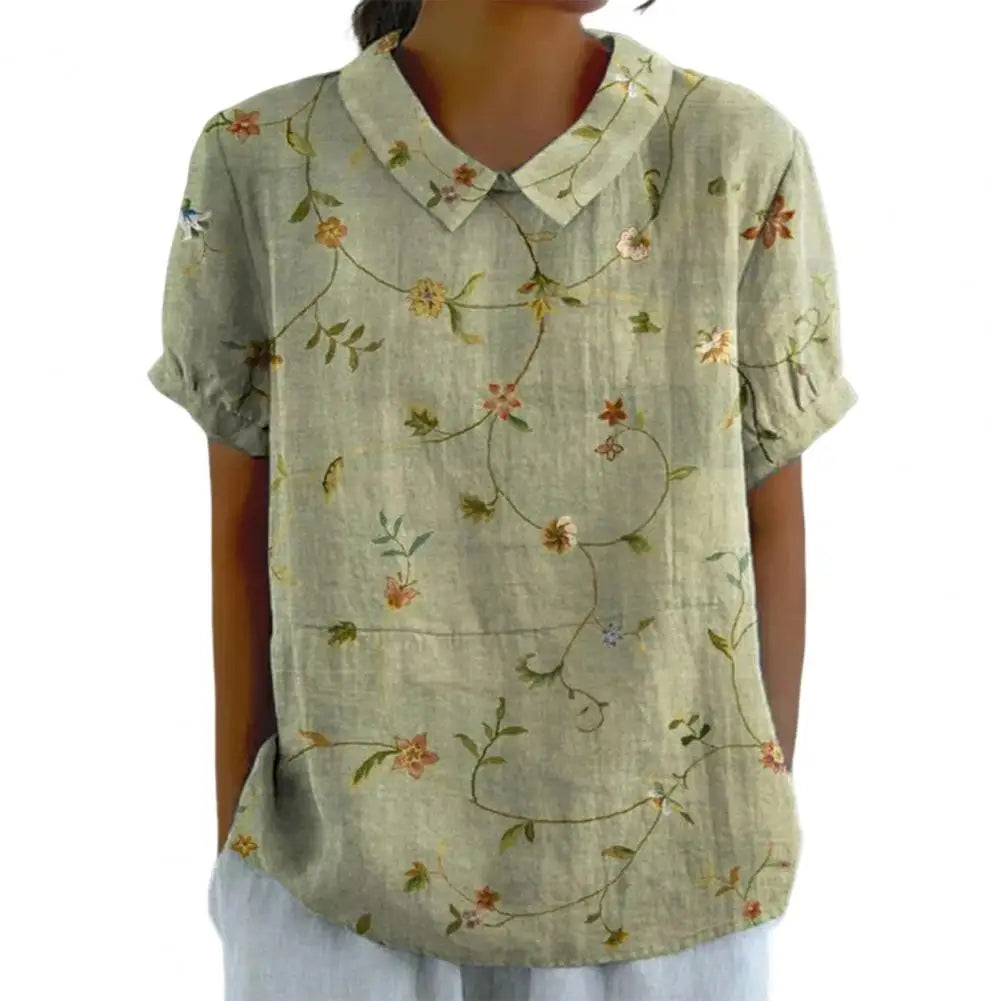 Amelia - Elegantes Top Mit blumendruck