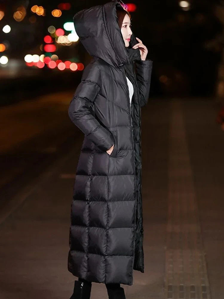 Lianne - Extra lange, warme Pufferjacke