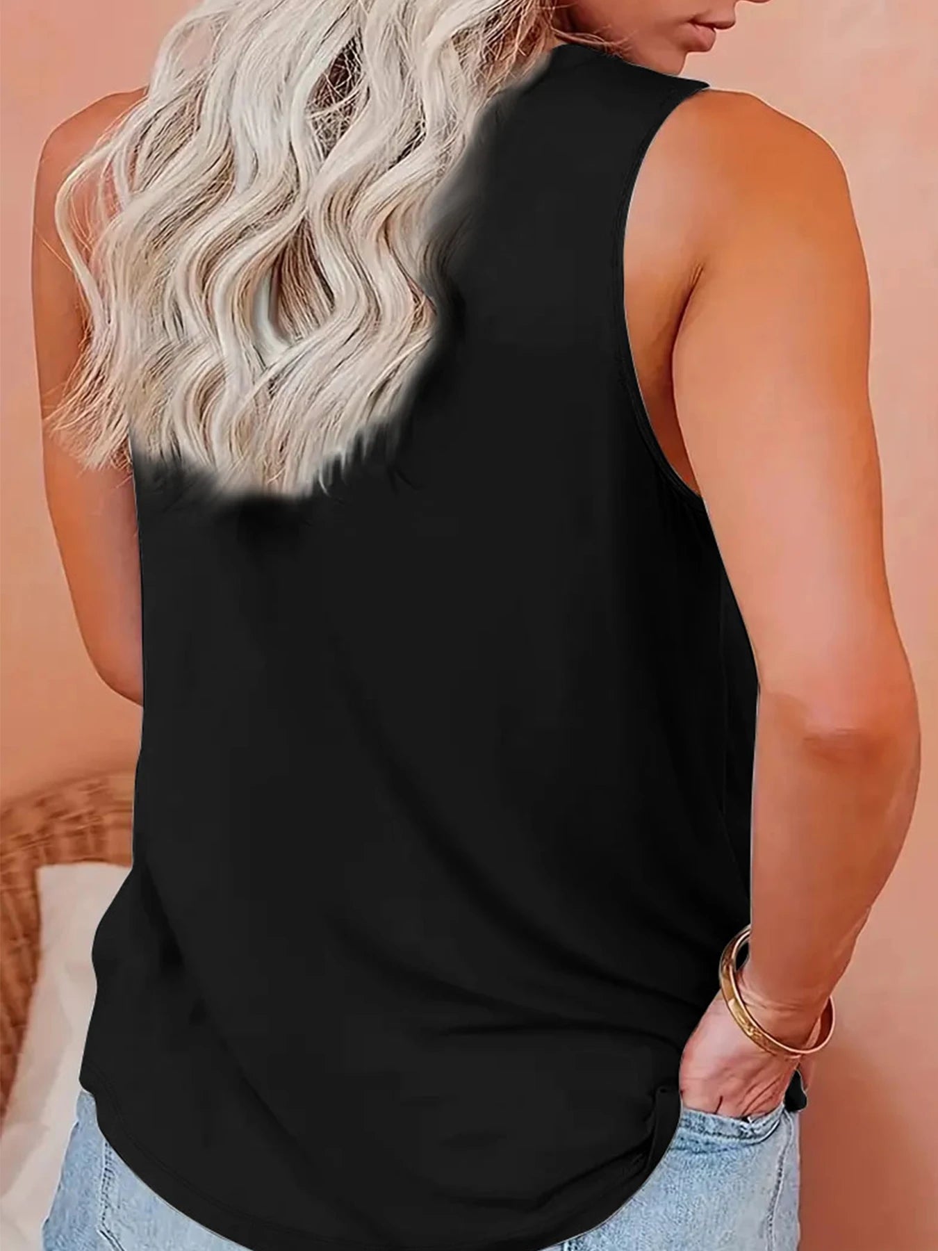 Tyana - Ärmelloses Shirt Mit Drück