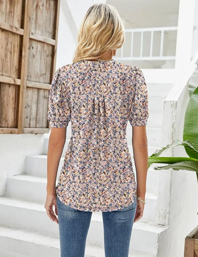 Tunika - Tops V-Ausschnitt Shirts/Bluse