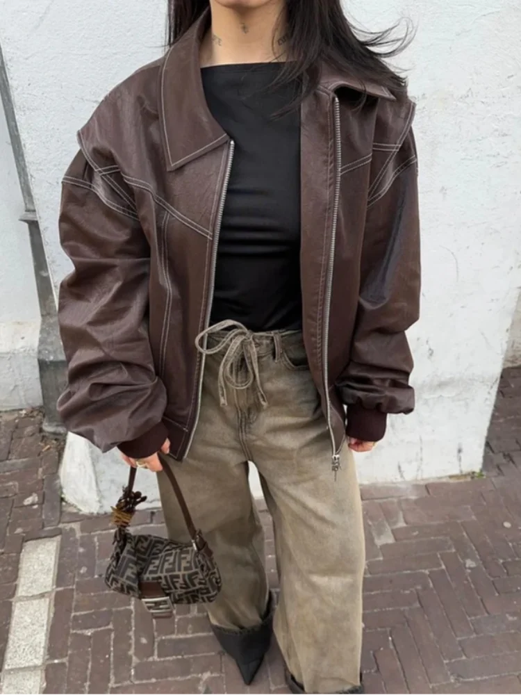 Saya | Mutige Jacke aus veganem Leder