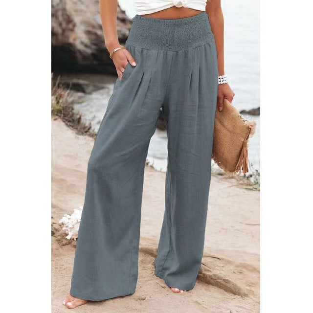 Rina - Comodi pantaloni in lino da donna