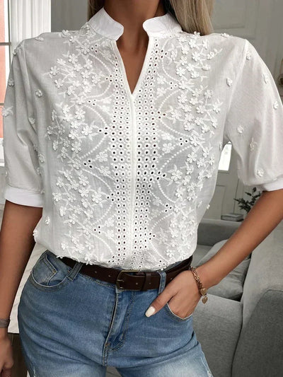 Sophie™ - Luxuriöse bestickte Bluse