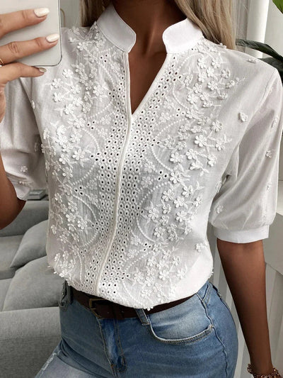 Sophie™ - Luxuriöse bestickte Bluse