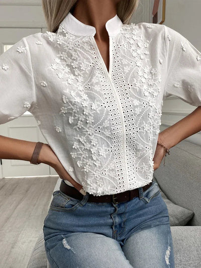 Sophie™ - Luxuriöse bestickte Bluse