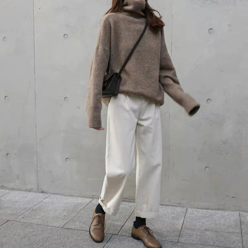 Zia - Lockerer Rollkragenpullover
