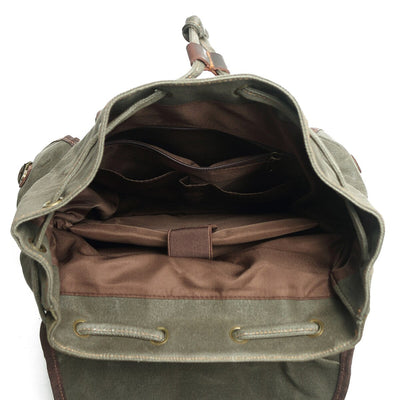 BADEN | Leinen Wanderrucksack