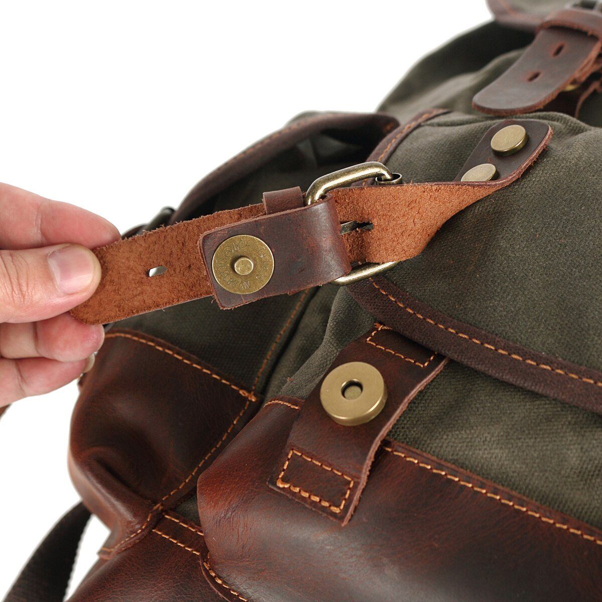 BADEN | Leinen Wanderrucksack