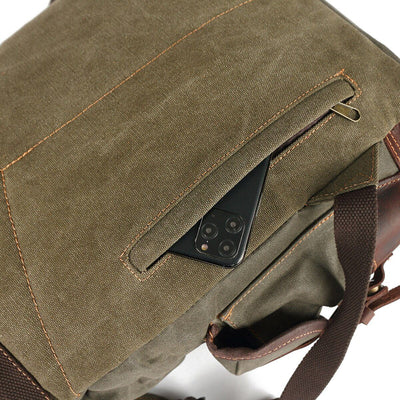 BADEN | Leinen Wanderrucksack