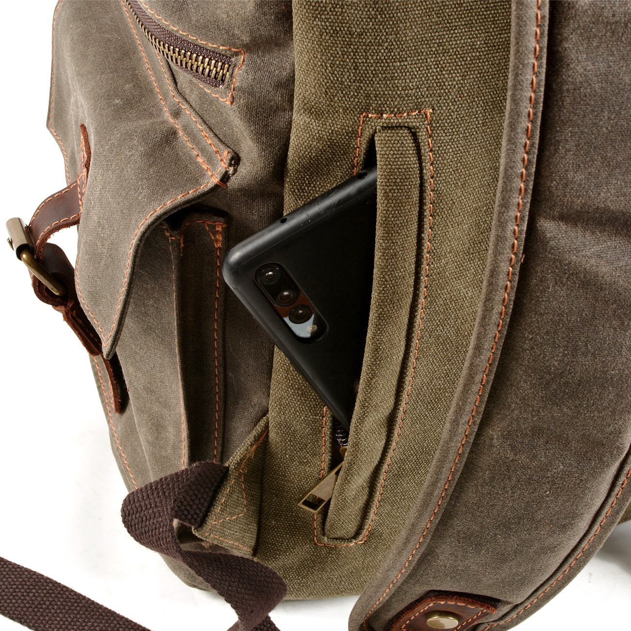 MONTREUX | Canvas Rucksack mit Kordelzug
