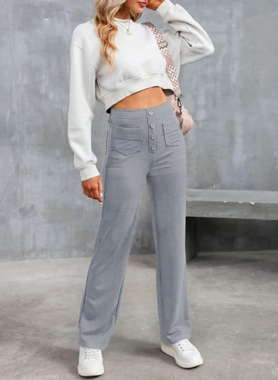 Lina™ | Chic Komfort: Die Casuale High-Waist Stretchhose für Damen