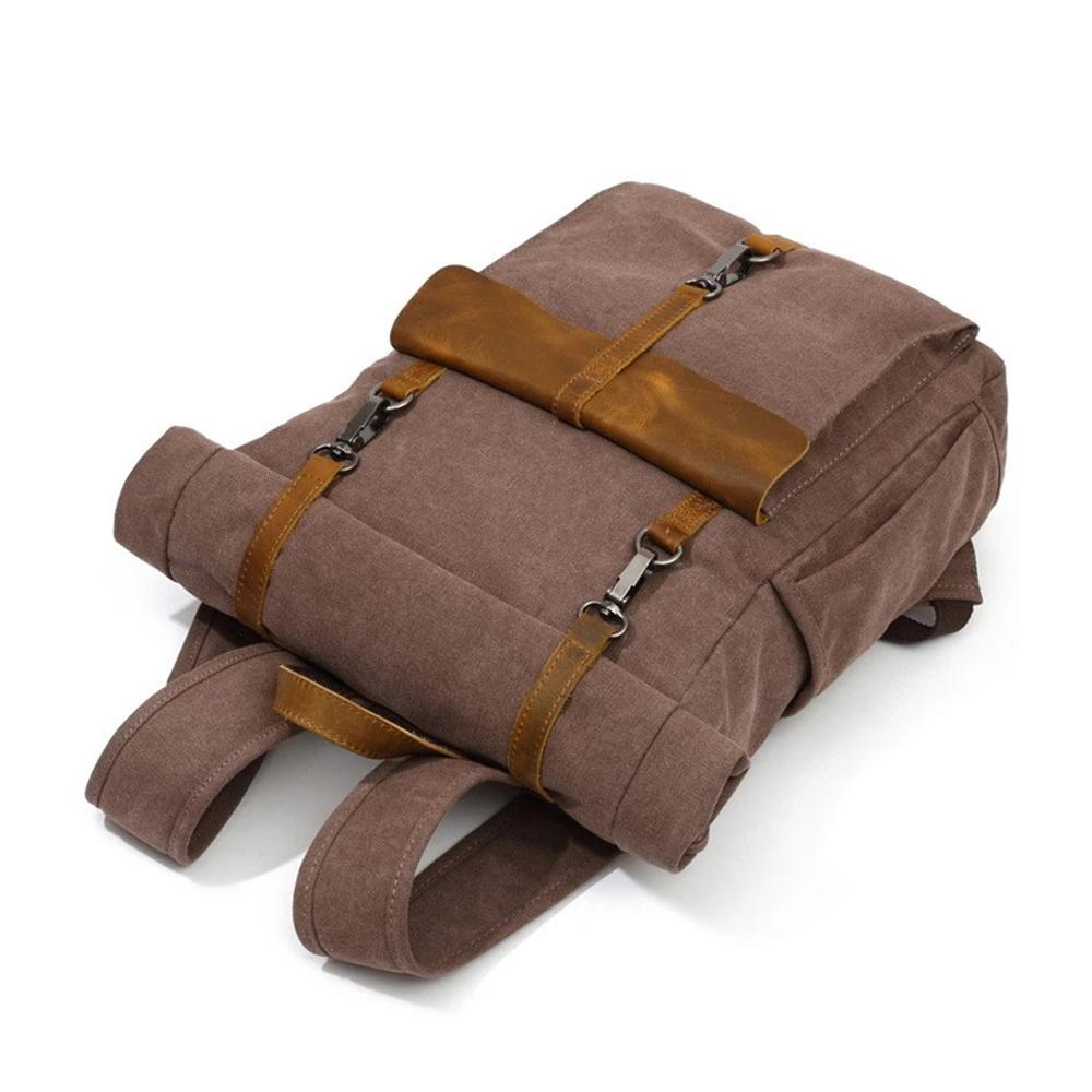 ZÜRICH | Retro Segeltuch-Rucksack