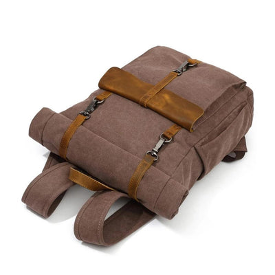 ZÜRICH | Retro Segeltuch-Rucksack