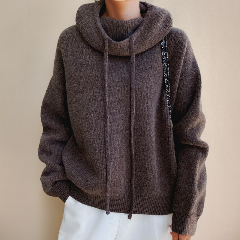 Linda - pull col roulé