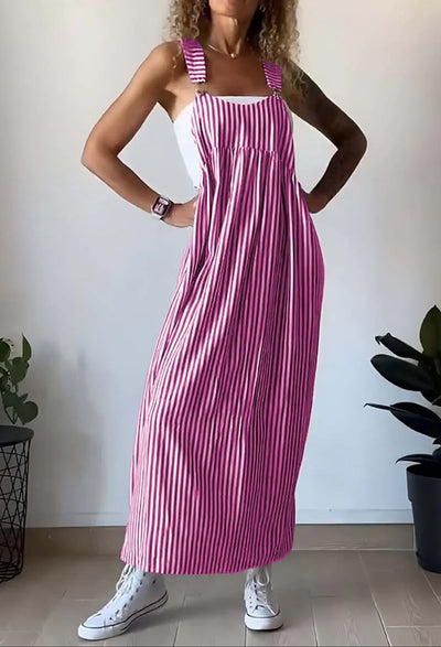 Robe rayée décontractée - Confortable