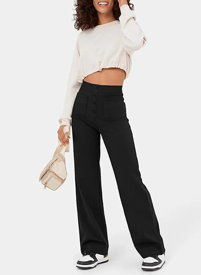 Lina™ | Chic Komfort: Die Casuale High-Waist Stretchhose für Damen