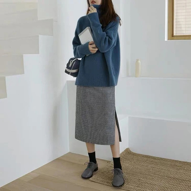 Zia - Lockerer Rollkragenpullover