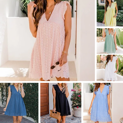 Robe d'été élégante et aérienne 