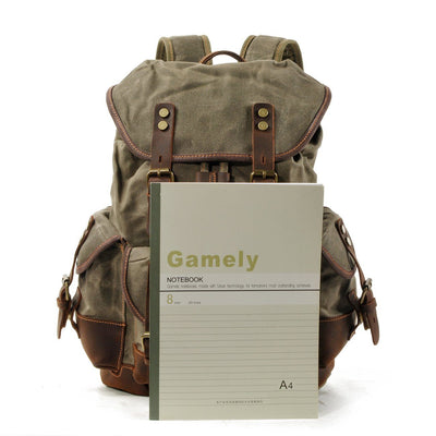 BADEN | Leinen Wanderrucksack