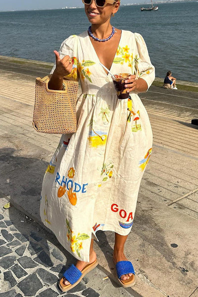 Robe d'été en lin Ida™