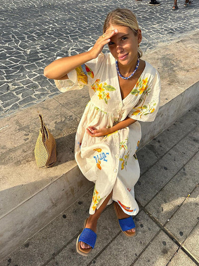 Robe d'été en lin Ida™