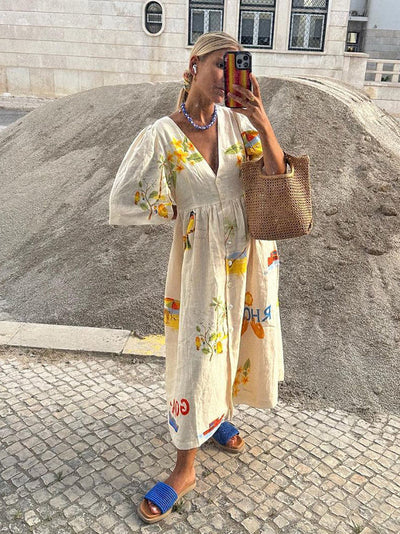 Robe d'été en lin Ida™