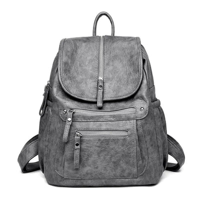 Alisia | Bequemer und leichter Rucksack aus Leder