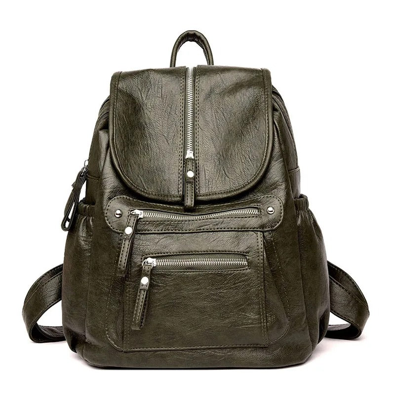 Alisia | Bequemer und leichter Rucksack aus Leder